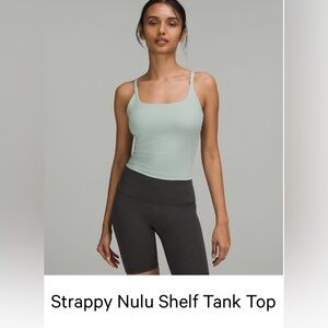 Lululemon Athletica Strappy Nulu Shelf Tank Top Size 10